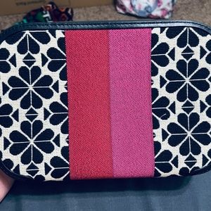 (SOLD!) Kate Spade Flower Jacquard Stripe Camera Bag